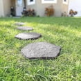 thumbnail image 5 of Set of 4, 16x17” Dark Gray Stepping Stone Fiberclay Pavers, Outdoor Garden Natural Repeatable Pattern Pathway, Faux Stone Decorative Landscaping Walkway, 5 of 6
