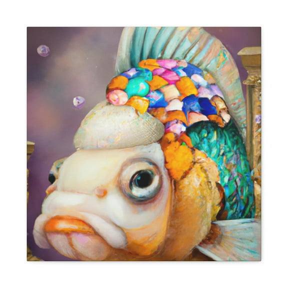 Rainbow Fish Enchantment - Canvas