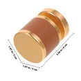 thumbnail image 2 of WASHWEPE Deadbolt Lock Single Cylinder Deadbolt Set Aluminum Alloy Gold 1Pcs, 2 of 8