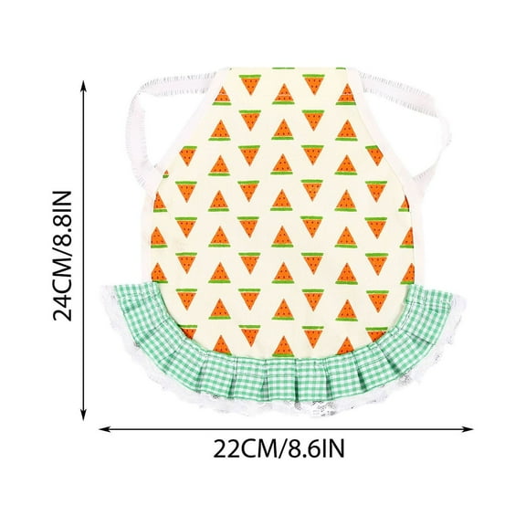 Printed Chicken Apron Hen Saddle Back With Elastic Straps Various Patterns Including Hen Lemon Watermelon High Quality Cloth Double Layer Waterproof Inner Layer Elastic Straps