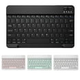 thumbnail image 1 of Universal Bluetooth Keyboard Multi-Device Wireless Keyboard for Windows iOS Android Computer Desktop Laptop, Black, 1 of 9