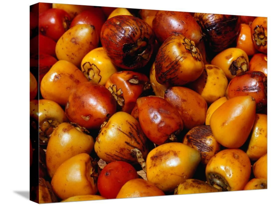 Chontaduro, Fruit of a Palm, Cooked and Eaten with Salt and Lemon Juice