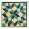 Zylina Garden & Coop Art - Blue Carpenter Star Quilt