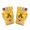 Yellow, variant on Krdevn Kids Convertible Flip Top Gloves Soft Knitted Cartoon Animal Decor Thermal Warm Fingerless Mittens Winter Knit Handwear for Daily Outdoor Learning Activities