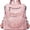 Pink, variant on Sunyuer Fashion PU Leather Women's Backpack - Large Capacity, Anti-theft, Casual Style for Commuting Work and Travel
