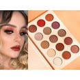 thumbnail image 2 of Nude Warm Eyeshadow Palette Highly Pigmented 15 Colors, Natural Bronze Neutral Naked Smoky Eye Shadows Makeup Pallet Long Lasting Blendable Fall Eyeshadow, 2 of 14