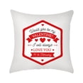 thumbnail image 1 of Fiudx Liquidación De Ahorros De Verano Funda De Almohada Para El Día De San Valentín, Funda De Cojín Con Purpurina Para Sofá, Decoración Del Hogar, 1 Ud., 1 of 2