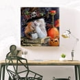 thumbnail image 2 of Cuadros Decorativos Halloween 5D bricolaje diamante pintura completo redondo taladro bordado pared decoración Sywqhk Nuevos Originales, 2 of 9