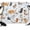 White, variant on 7x5ft Photo Backdrop, Rustic Cat Soft Polyester Backdrop Curtains Photography Backdrops, Funny Cute Fish Leaves Bubble Brushed Background for Photoshoots Studio Video Portrait Parties