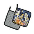 thumbnail image 2 of Carolines Treasures 6073PTHD Skyline Abstrait Paire de Porte-Pots, 2 of 3