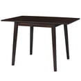 thumbnail image 6 of 29"- 45" Extendable Wood Dining Table with Rubberwood Legs for 4, Espresso(Only Table), 6 of 10