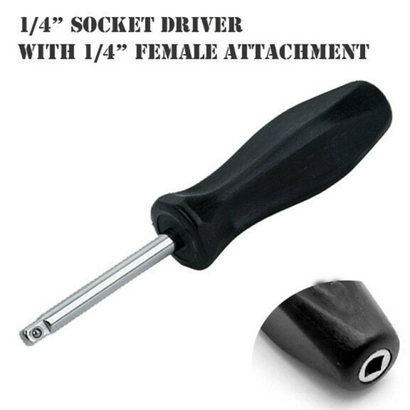 6 Inch 1/4\" Socket Driver Handle for Automotive Mechanics