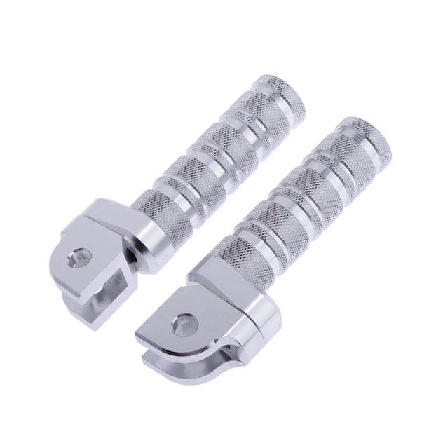 Reposapiés Motocicleta Universal Sunnimix para Suzuki Plata Frenos del pie Patas traseras ajustables