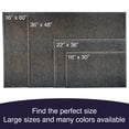 thumbnail image 3 of Ecomills Dirt Trapper Door Mat, Absorbent Indoor/Outdoor Entrance Mat, Low Profile, Rubber Backing, 18" x 30", Charcoal, 3 of 4