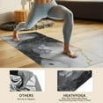 thumbnail image 4 of Black White Gold Marble Pattern Hot Yoga Mat Towel Non Slip for Hot Yoga - Quick-Drying Yoga Mat Cover with 4 Corner Pockets with Travel Bag - Hot Yoga Towel Non Slip 70"x26", 4 of 6