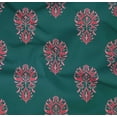 thumbnail image 4 of oneOone Organic Cotton Poplin Twill Fabric Floral Block Printed Craft Fabric BTY 42 Inch Wide, 4 of 4