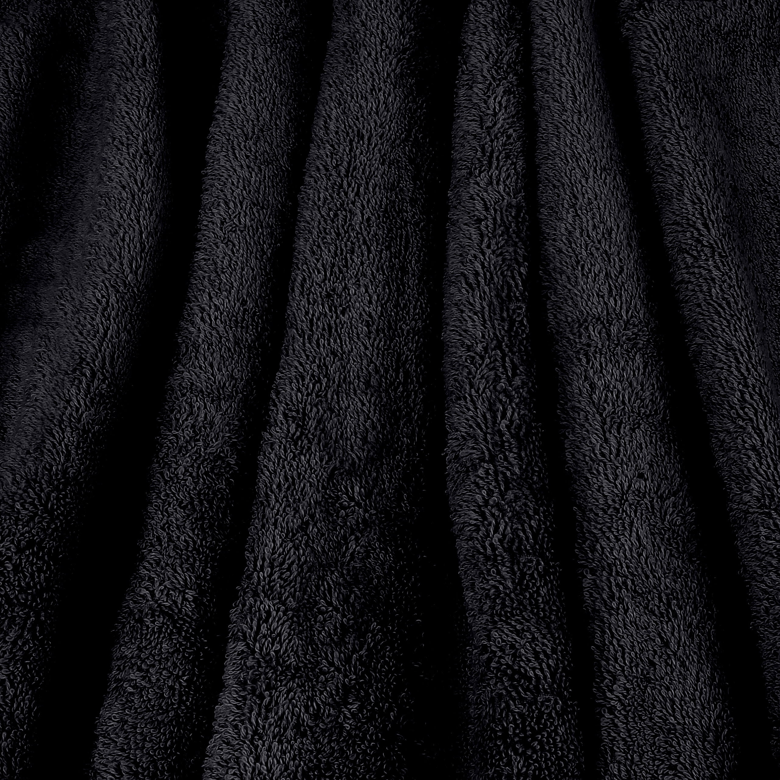 Weidemans 100% Cotton Bath Towels | Eco-Friendly Exclusive Bathsheet towels Set of 2 (Size: 35" X 70") | Ultra Soft and Highly Absorbent Bath Towel Set Gym, Hotel, Travel Camp, Pool Spa | Black