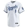 thumbnail image 2 of Men's Nike MJ Melendez White Kansas City Royals Home Limited Player Jersey, 2 of 3