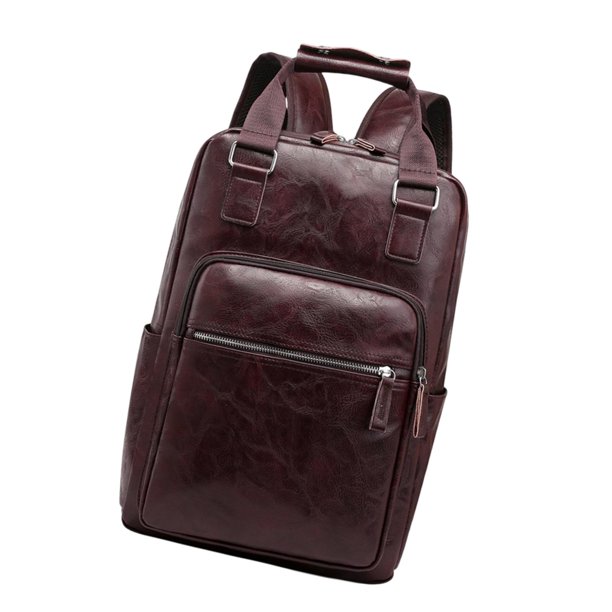 Bolsa de cuero sintético para baquetas, ligera, ideal como regalo para amantes de la batería. marrón oscuro