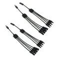 thumbnail image 3 of Solar Wire Male Female Connector, 1000VDC PPO 30A Solar Panel Photovoltaic Branch Parallel Cable Heat Resistance Snap In  For Replacement PV LTY2,PV LTY3,PV LTY4, 3 of 8