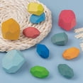 thumbnail image 2 of Cameland Wooden Stone for kids Building Block Creative toy Stacking Game Rainbow Toy, 2 of 4