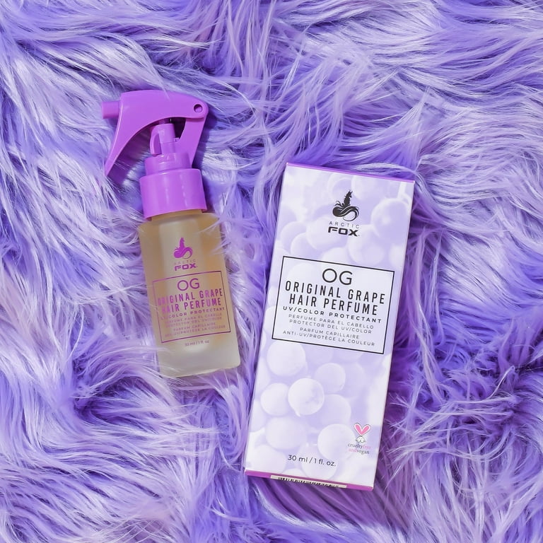 Arctic Fox OG Hair Perfume, Vegan, Grape Scent, UV and Color