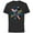 Black, variant on Marvel Spider-Man: Across the Spider-Verse Spider-Punk Web - Short Sleeve Cotton T-Shirt for Adults - Customized-Black