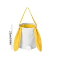 thumbnail image 3 of TanSiDing Easter Basket for Egg Hunt, Reusable Easter Egg Storage Bag, Durable Polyester Easter Bunny Gift Bag with Handle for Holiday Decorations and Party Favors, 3 of 6