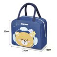 thumbnail image 2 of Bolsa de almuerzo aislada para mujeres y hombres, linda lonchera reutilizable para oficina, trabajo, viajes, picnic, 2 of 5