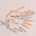 thumbnail image 2 of 15pcs 40x7mm Long Hollow Letters Mama Hearts Connector Pendants Necklaces Bracelets Handmade Mother's Day Making Accessories Gao Jinjia LED, 2 of 2
