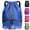 Blue, variant on Waterproof Gym Bags with Drawstring, Large Capacity Sports Bag, with Bottom Compartment and Wide Drawstring, Soccer Backpack for Women Men Junior (Grey)