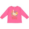thumbnail image 3 of Inktastic One Silly Goose Cute Animal Design Boys or Girls Long Sleeve Toddler T-Shirt, 3 of 5