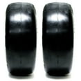 thumbnail image 6 of 2-Pcs 9x3.50-4 Flat-Free Tires w/Steel Rim for Lawn Mower, 3/4" Bushing & 5/8" Bore, 4"-6" Hub, 6 of 10