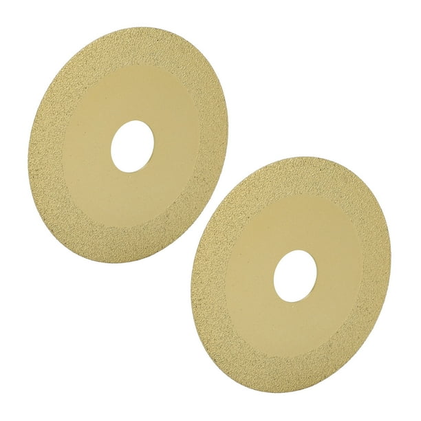 Rueda de corte de diamante, 2 piezas Disco de corte de hoja de sierra de diamante para cortar vidrio Diseñado a medida