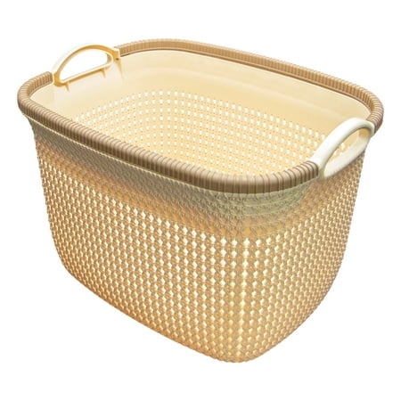 - Lotus Decorative Rattan Basket - Large Tall