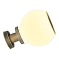 thumbnail image 1 of Matsuzay Luz de columna redonda de acero inoxidable, lámpara de poste alimentada por energía Solar, herramienta de iluminación de pilar de camino de Iluminación y accesorios Luz calida 25cm Matsuzay HA072933-04, 1 of 6