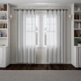 thumbnail image 4 of Lavish Home 1-inch Curtain Rod with Fluted Ball Finials for Windows 48-84" (Antique Black), 4 of 6