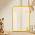 thumbnail image 2 of Yellow L Tempered Glass Cutting Board Yellow Color Large Size Double Sided Non Slip High Temperature Resistance Chopping Board Size 14.96X10.24 Inches Easy To Clean, 2 of 7