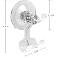 thumbnail image 2 of Quntis Large Suction Cup Hooks Shower Razor Holder - 4 Pack Heavy Duty Reusable Vacuum Shower Hooks, Damage Free Wall Hooks for Bathroom Kitchen Towel Loofah Sponge Key Shaver Bathrobe, 2 of 7