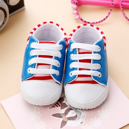 

Baby Sneakers Girls Crib Shoes Soft Sole Anti-slip Bandage Shoes