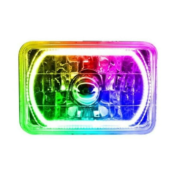 ORACLE Lighting Sealed Beam 7x6 H6054 Headlight with Pre-Installed SMD Halo