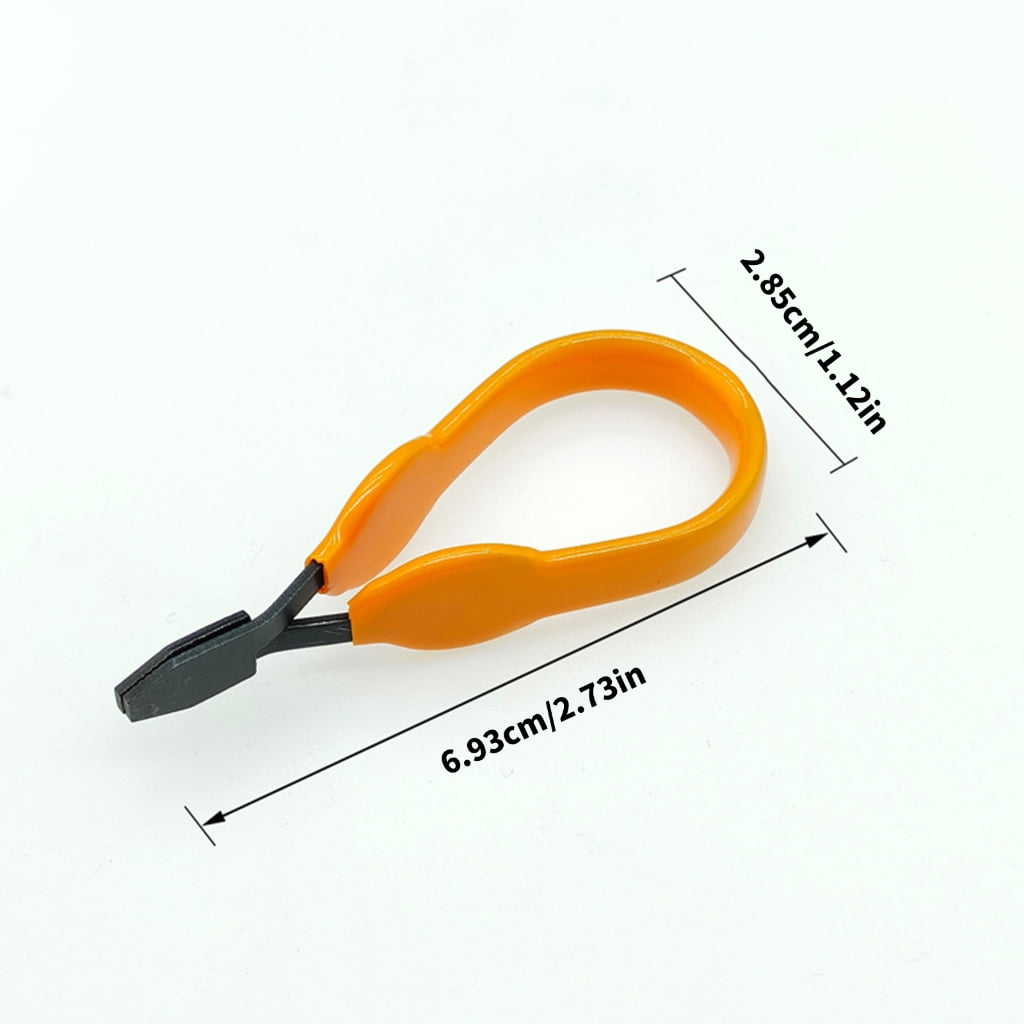 Miiottaa Stainless Steel Fly Tying Hackle Clamps With Ergonomic Grip Hackle Plier