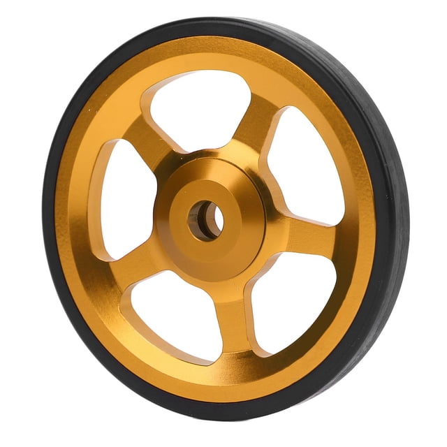 Folding Bike Wheel,Folding Bike Easy Wheel Smooth Operating Secure Fixation Aluminum Alloy Easywheel for Convenient Transportation