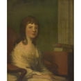 thumbnail image 2 of Gilbert Stuart 20x23 Black Ornate Framed Double Matted Museum Art Print Titled: Theodosia Burr Alston (1794), 2 of 5