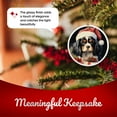 thumbnail image 4 of Cavalier King Charles Spaniel Dog Ornament - Pet Ornament for Christmas Tree - 3" Round Ceramic - Printed in USA - Puppy New Dog - Dog Mom - Dog Dad - Pet Owner - Xmas Decoration DOG058, 4 of 5