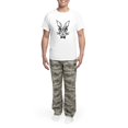 thumbnail image 5 of CafePress - Cute Hipster Easter Bunny Pajamas - Men's Light Loose Fit Cotton Pajama Set, 5 of 7
