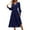 Navy, variant on PRETTYGARDEN Women's Maxi Dress Fall Long Sleeve Wrap V Neck Ruffle Flowy Belted Spring Wedding Guest Vacation