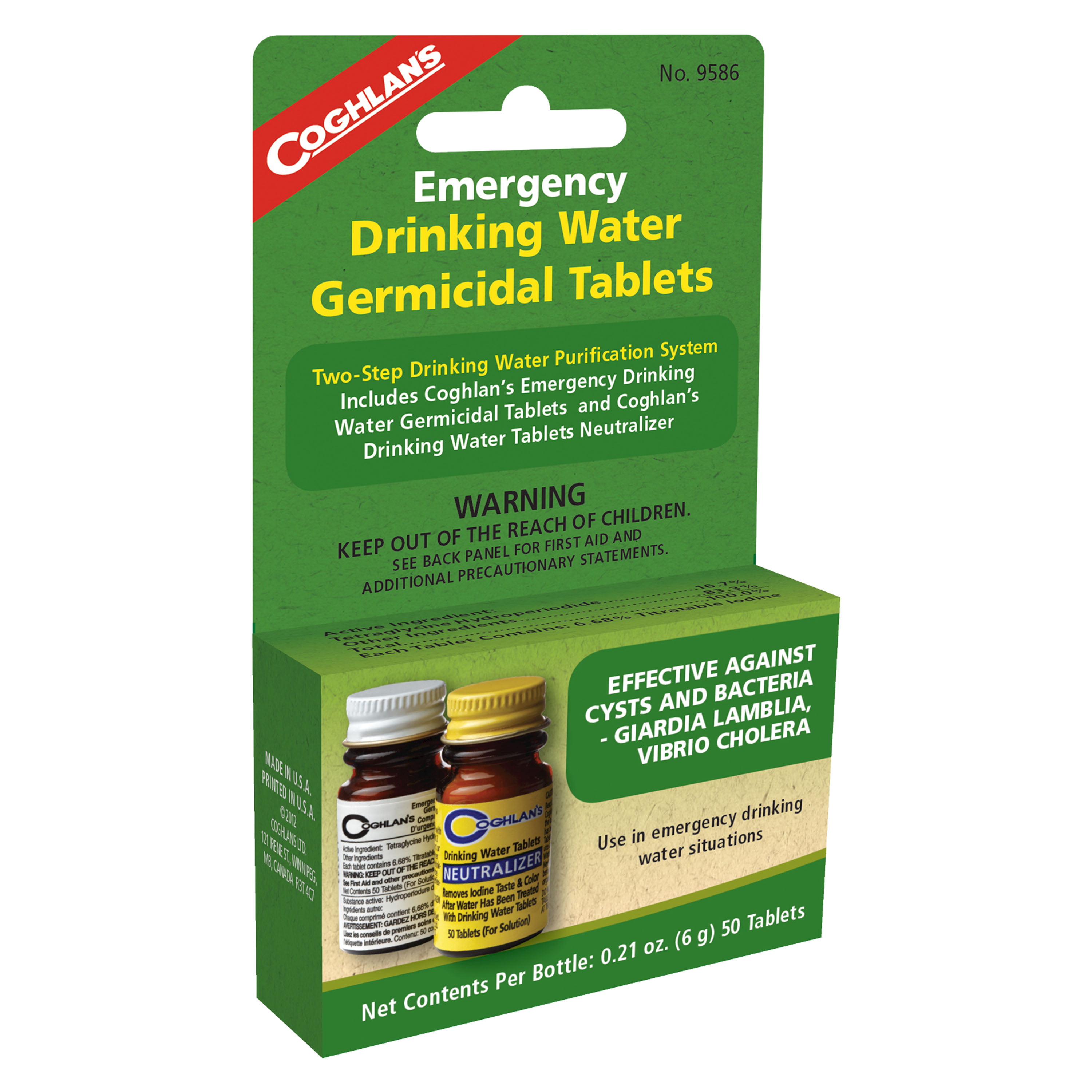 Coleman Water Purifier Potable Aqua Tablets - Walmart.com