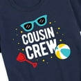 thumbnail image 3 of Instant Message - Cousin Crew Beach - Toddler And Youth Short Sleeve Graphic T-Shirt, 3 of 6