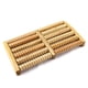 thumbnail image 4 of Masajeador de pies de madera, rodillo para masaje muscular, alivia la fascitis plantar, dolor de talón, dolor de arco del pie, herramienta de reflexología con 6 filas de madera., 4 of 4